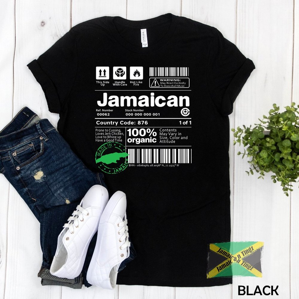 Jamaican Heritage Shirt, Jamaican, Men & Women Fit